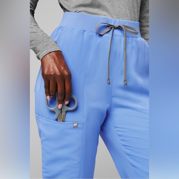 FABLETICS High-Rise On Call Scrub Jogger In Ceil Blue - Picture 2 of 9